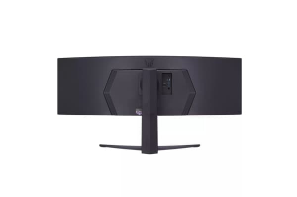 LG UltraGear 45GR65DC-B - LED-skjerm - gaming - kurvet - 45" (44.5" synlig) - 5120 x 1440 Dual Quad HD @ 200 Hz - DisplayHDR 600 - 1 ms - 2xHDMI, Dis