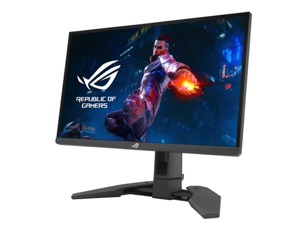 ASUS ROG Swift Pro PG248QP - LED-skjerm - gaming - 24" - 1920 x 1080 Full HD (1080p) @ 360 Hz - TN - 400 cd/m² - 1000:1 - DisplayHDR 400 - 0.2 ms - 2 Sort