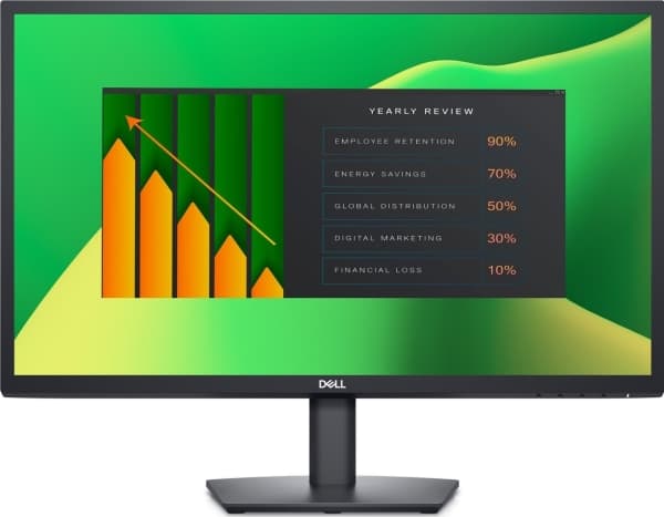 Dell E2423H - LED-skjerm - 24" (24" synlig) - 1920 x 1080 Full HD (1080p) @ 60 Hz - VA - 250 cd/m² - 3000:1 - 5 ms - VGA, DisplayPort - BTO - med 3-å