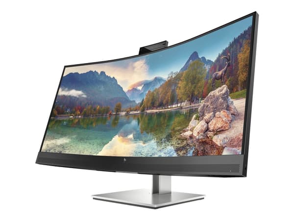 HP E34m G4-konferensskärm - E-serien - LED-skärm - välvd - 34" - 3440 x 1440 WQHD @ 75 Hz - VA - 400 cd/m² - 3000:1 - 5 ms - HDMI, DisplayPort, USB-C