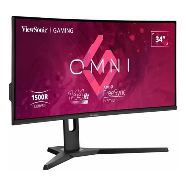 Viewsonic Buet Spilskærm Vx3418 2kpc 34´´ Qhd Va Led 144hz Rød One Size / EU Plug Sort