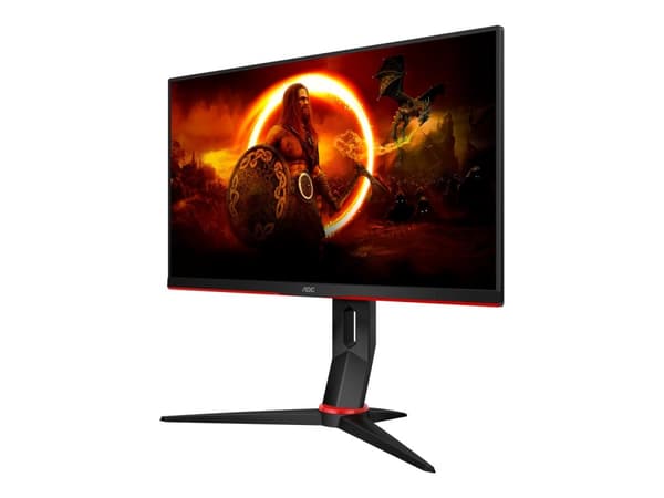AOC Gamingskärm Q24G2A/BK 24" - 2560 x 1440 (2K) HDMI DisplayPort 165Hz Pivot-skärm