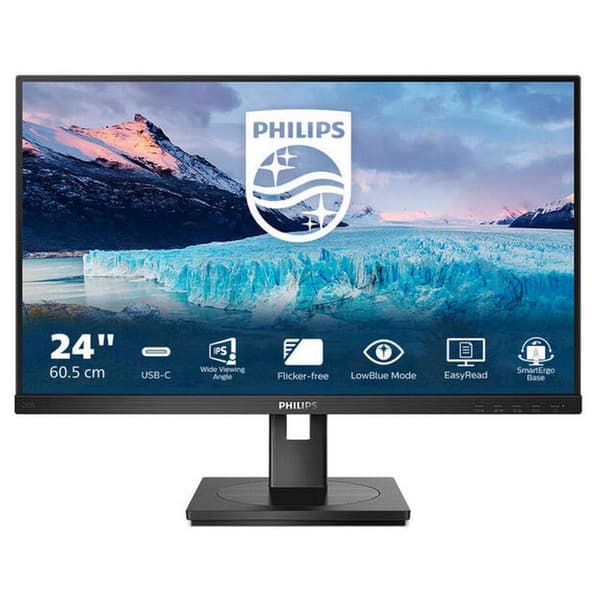Philips Monitor 243s1 24´´ Fhd Ips Lcd 75hz Svart One Size / EU Plug