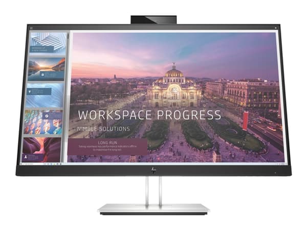 HP E24d G4 - LED-skärm - 23.8" - 1920 x 1080 Full HD (1080p) @ 60 Hz - IPS - 250 cd/m² - 1000:1 - 5 ms - HDMI, DisplayPort, USB-C - svart