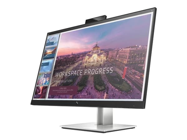 HP E24d G4 - LED-skärm - 23.8" - 1920 x 1080 Full HD (1080p) @ 60 Hz - IPS - 250 cd/m² - 1000:1 - 5 ms - HDMI, DisplayPort, USB-C - svart