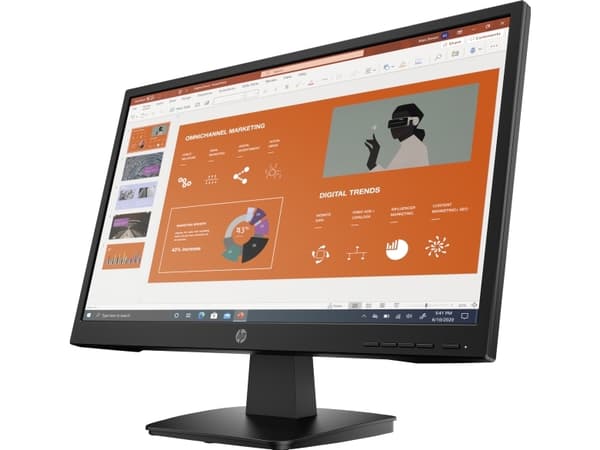HP P22va G4 FHD Monitor, 54.6 cm (21.5"), 1920 x 1080 pixels, Full HD, 7 ms