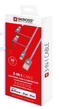Miniatyrbilde 3 av 3: SKROSS 3in1-kabel - 30 cm