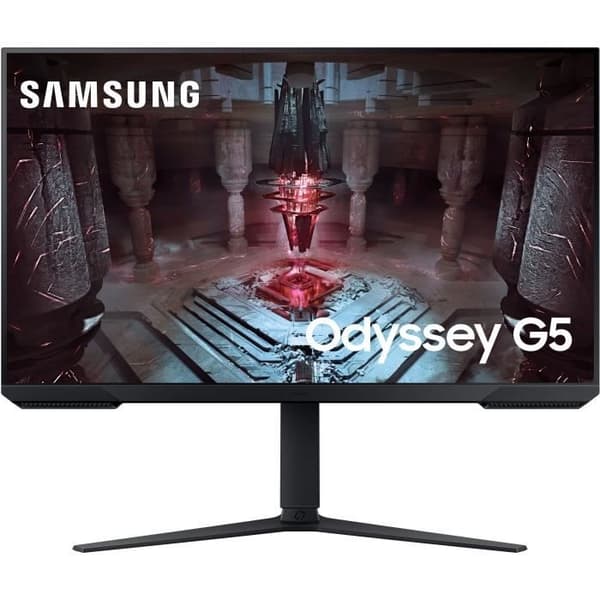 PC Gamer-skærm - SAMSUNG - ODYSSEY G5 S32CG510EU - 32 WQHD - VA-panel - 1 ms - 165 Hz - HDMI / DP - FreeSync Premium