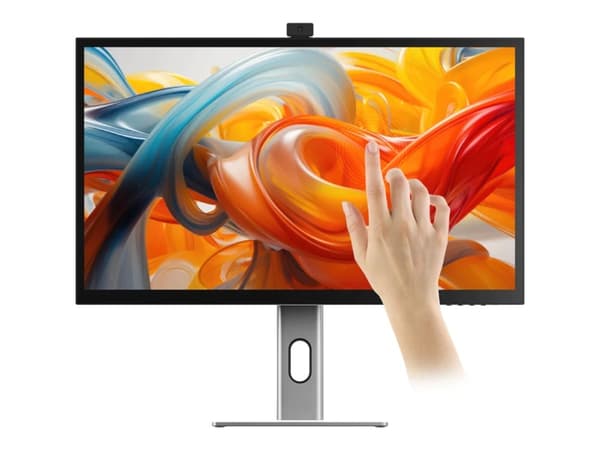 ALOGIC Clarity Pro Touch, 68.6 cm (27"), 3840 x 2160 pixels, 4K Ultra HD, LCD, 5 ms, Black, Silver