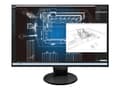 Miniatyrbild 3 av 4: EIZO FlexScan EV2456-BK - LED-skärm - 24.1" - 1920 x 1200 - IPS - 350 cd/m² - 1000:1 - 5 ms - HDMI, DVI-D, VGA, DisplayPort - högtalare - svart