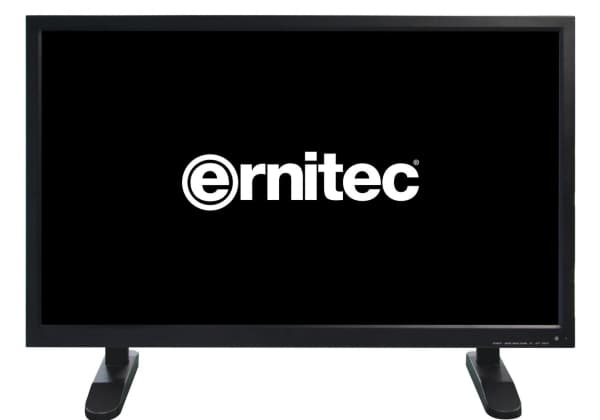 Ernitec 0070-24143-L, CCTV-monitor, Fristående, Svart, 109,2 cm (43"), 1920 x 1080 pixlar, TFT Svart