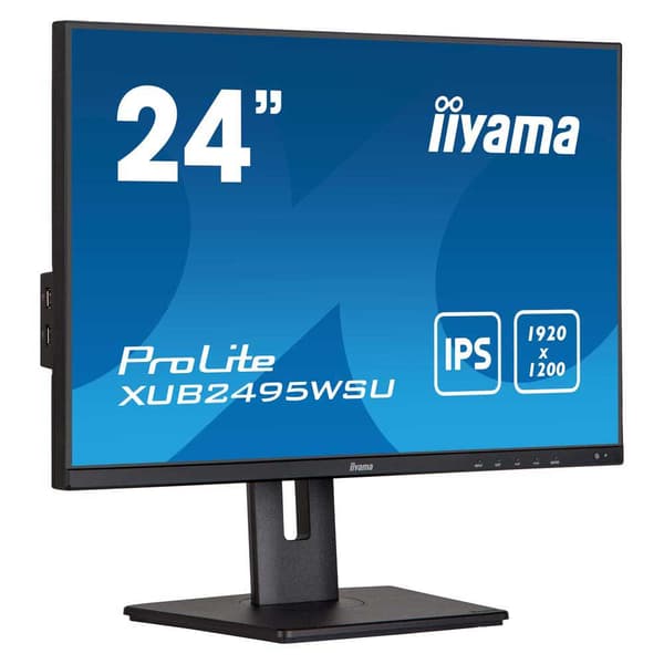 Iiyama Overvåge Prolite Xub2495wsu-b5 24´´ 4k Ips Lcd 75hz Sort