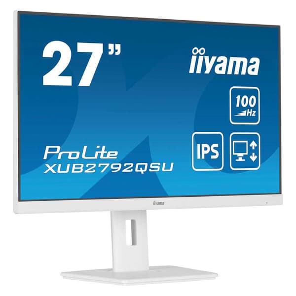 Iiyama Overvåge Prolite Xub2792qsu-w6 27´´ Wqhd Ips Led Hvid