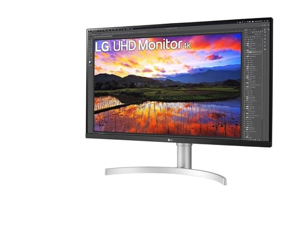 LG 32UN650P-W, 80 cm (31.5"), 3840 x 2160 pikseliä, 4K Ultra HD, LED, 5 ms, Sølv Hopea