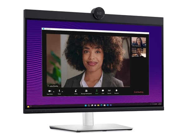 Dell 27 Video Conferencing Monitor P2724DEB - LED-skjerm - 27" - 2560 x 1440 QHD @ 60 Hz - IPS - 350 cd/m² - 1000:1 - 5 ms - HDMI, DisplayPort, USB-C