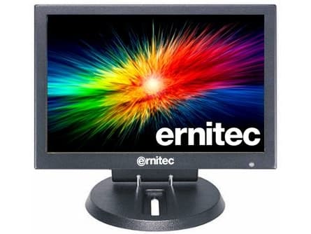 Ernitec 0070-24110-M, 25,4 cm (10"), 1920 x 1080 pixlar, Full HD, LED, 4 ms, Svart