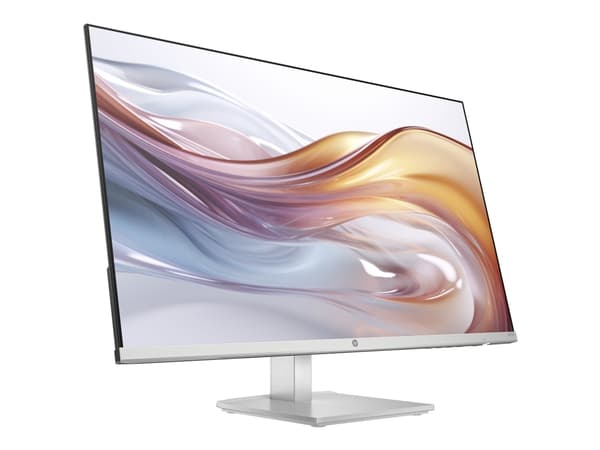 HP 527sh - 5 Series - LED-skjerm - 27" - 1920 x 1080 Full HD (1080p) @ 100 Hz - IPS - 300 cd/m² - 1500:1 - 5 ms - HDMI, VGA - svart, sølv (stativ)