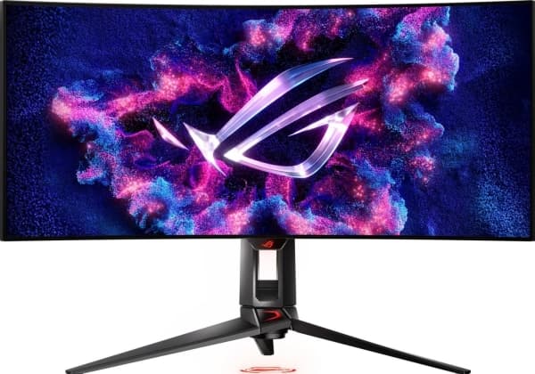 ASUS ROG Swift PG34WCDM - OLED-monitor - spel - böjd - USB - 34" (33.94" visbar) - 3440 x 1440 @ 240 Hz - 450 cd/m² - 1500000:1 - HDR10 - 0.03 ms - 2