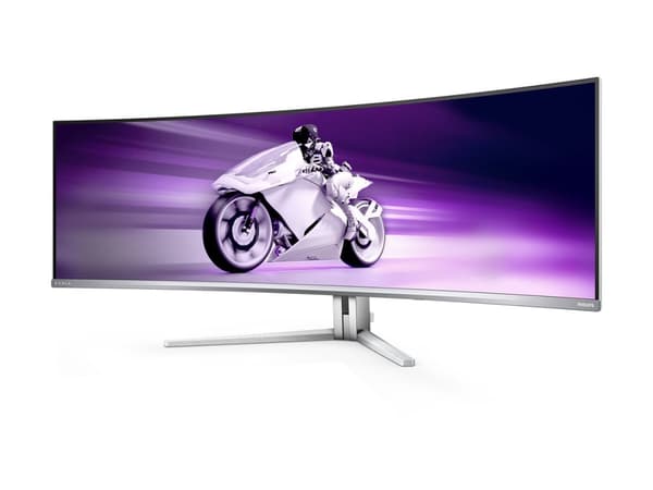 Philips Evnia 8000 49M2C8900L - OLED-skjerm - gaming - kurvet - 49" (48.9" synlig) - 5120 x 1440 Dual Quad HD @ 144 Hz - 1000 cd/m² - 1000000:1 - Dis