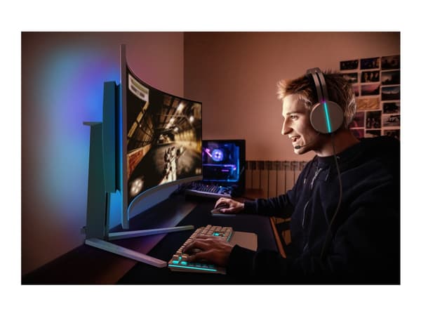 Philips Evnia 8000 49M2C8900L - OLED-skjerm - gaming - kurvet - 49" (48.9" synlig) - 5120 x 1440 Dual Quad HD @ 144 Hz - 1000 cd/m² - 1000000:1 - Dis
