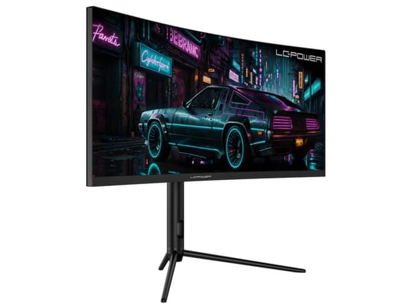 LC Power LC-M30UWFC - LED-skärm - spel - böjd - 30" (29.5" visbar) - 2560 x 1080 UWFHD @ 200 Hz - VA - 250 cd/m² - 3000:1 - 1 ms - 2xHDMI, 2xDisplayP