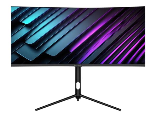 LC Power LC-M30UWFC - LED-skärm - spel - böjd - 30" (29.5" visbar) - 2560 x 1080 UWFHD @ 200 Hz - VA - 250 cd/m² - 3000:1 - 1 ms - 2xHDMI, 2xDisplayP Svart