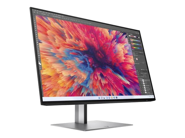 HP Z24q G3 - LED-skärm - 23.8" - 2560 x 1440 QHD @ 90 Hz - IPS - 400 cd/m² - 1000:1 - HDR400 - 5 ms - HDMI, DisplayPort - svart, silver (ställ) - Sma