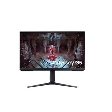 Samsung Odyssey G5 G51C 27" VA-skärm 2560 x 1440 16:9 1 ms 300 cd/m² 165 Hz med två HDMI-portar Svart