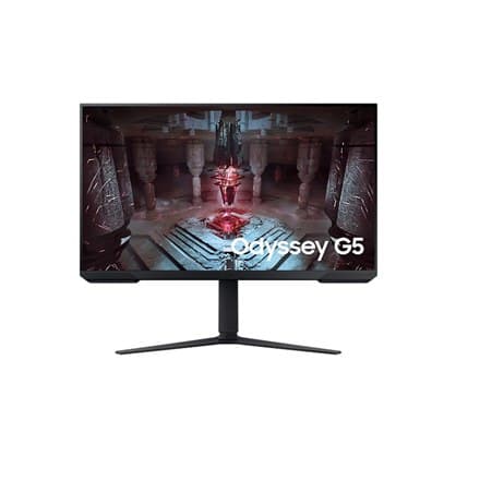 Samsung Odyssey G5 G51C-skärm, 32 tum, VA, 2560 x 1440 pixlar, 16:9, 1 ms, 300 cd/m², 2 HDMI-portar, 165 Hz Svart