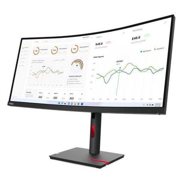 Lenovo T34w-30 34´´ Qhd Va Led Buet Skærm