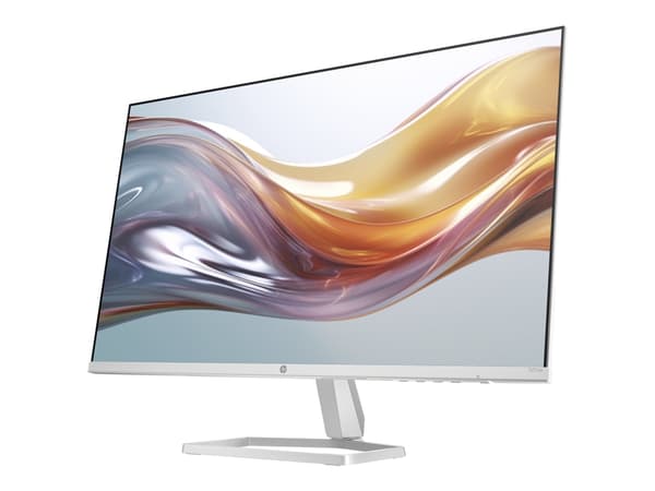HP 527sw - 5 Series - LED-skjerm - 27" - 1920 x 1080 Full HD (1080p) @ 100 Hz - IPS - 300 cd/m² - 1500:1 - 5 ms - 2xHDMI, VGA - hvit, sølv (stativ)