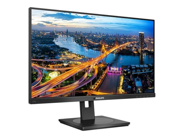 Philips B Line 275B1 27 2560 x 1440 (2K) DVI HDMI DisplayPort 75Hz Pivot Skærm Sort