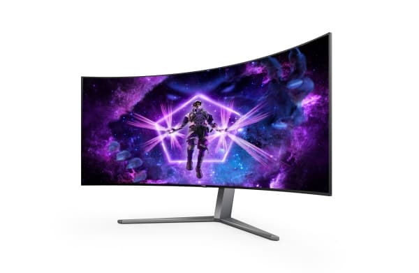 AOC AGON PRO AG456UCZD, 114.3 cm (45"), 3440 x 1440 pixels, Wide Quad HD, OLED, 0.03 ms, Black