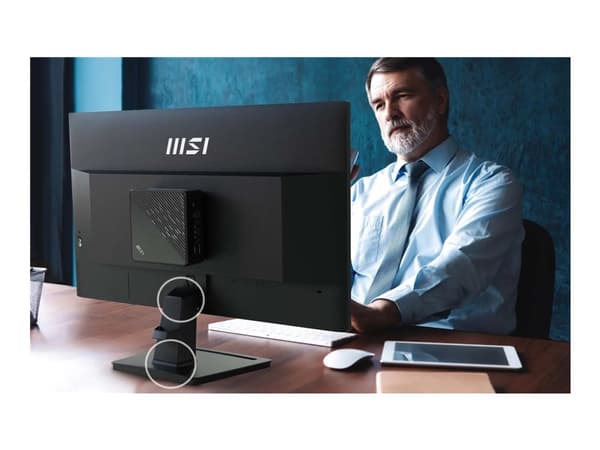 MSI PRO MP275Q - LED-skjerm - 27" - 2560 x 1440 WQHD @ 100 Hz - IPS - 300 cd/m² - 1300:1 - 1 ms - 2xHDMI, DisplayPort - høyttalere - svart