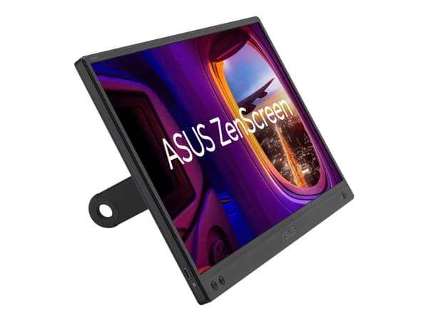 ASUS ZenScreen MB166CR - LED-skjerm - 16" (15.6" synlig) - portabel - 1920 x 1080 Full HD (1080p) @ 60 Hz - IPS - 250 cd/m² - 1000:1 - 5 ms - USB - s