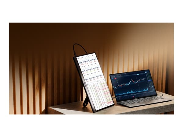 ASUS ZenScreen MB166CR - LED-skjerm - 16" (15.6" synlig) - portabel - 1920 x 1080 Full HD (1080p) @ 60 Hz - IPS - 250 cd/m² - 1000:1 - 5 ms - USB - s