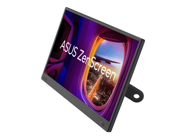 ASUS ZenScreen MB166CR - LED-skjerm - 16" (15.6" synlig) - portabel - 1920 x 1080 Full HD (1080p) @ 60 Hz - IPS - 250 cd/m² - 1000:1 - 5 ms - USB - s