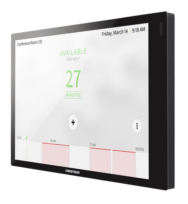 CRESTRON 7" Room Scheduling Touch Screen LB WH TSS-770-W-S-LBKIT