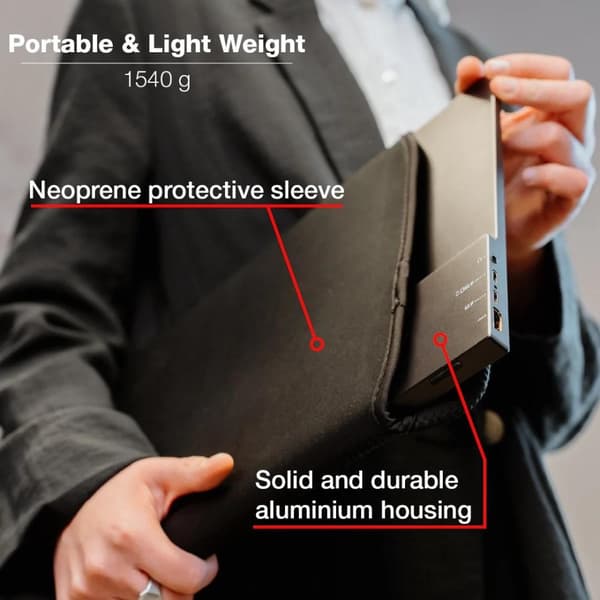 Verbatim PMT-17 Portable Monitor 17.3" Full HD 1080p Metal Housing