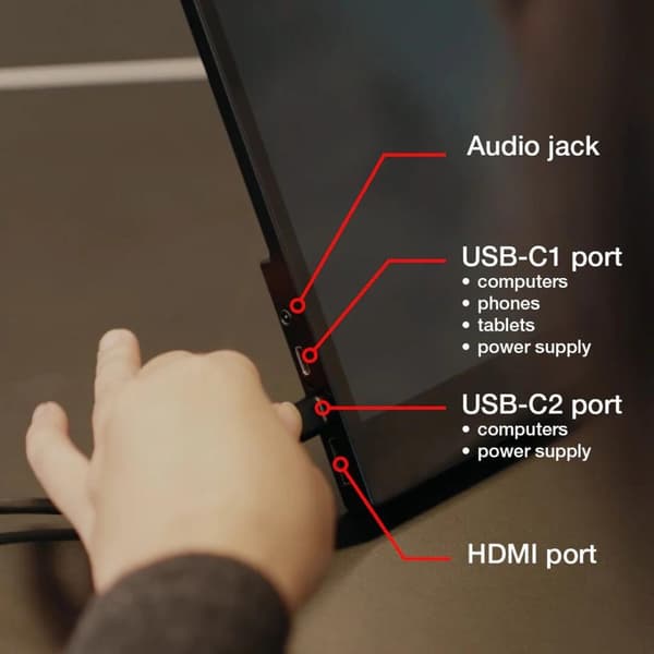 Verbatim PMT-17 Portable Monitor 17.3" Full HD 1080p Metal Housing