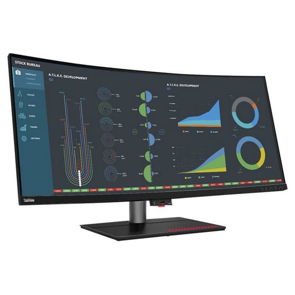 Lenovo Thinkvision P40w-20 40´´ 2k Ips Led Skärm 75hz Svart One Size / EU Plug Svart