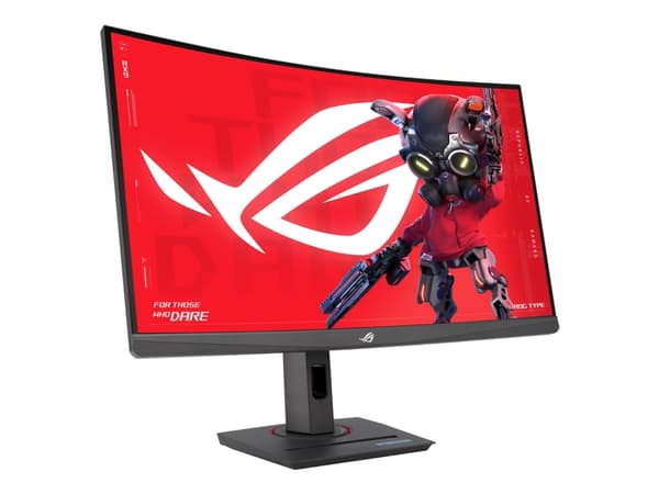 ASUS ROG Strix XG27WCS - LED-skjerm - gaming - kurvet - 27" - 2560 x 1440 2K @ 180 Hz - Rapid VA - 400 cd/m² - 3000:1 - DisplayHDR 400 - 1 ms - HDMI,