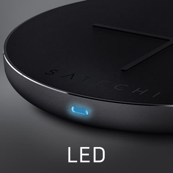 Satechi Type-C snabb trådlös laddare V2 Space Grey