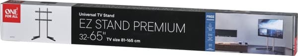 One For All EZ Universal TV Stand Premium (WM7611) - 32 til 65 tommer - VESA 600 - sort