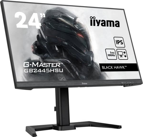 iiyama G-MASTER Black Hawk GB2445HSU-B1 - LED-skærm - 60,5 cm (24") - 1920 x 1080 Full HD (1080p)