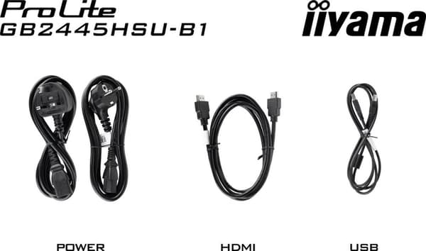 iiyama G-MASTER Black Hawk GB2445HSU-B1 - LED-skærm - 60,5 cm (24") - 1920 x 1080 Full HD (1080p)