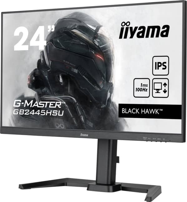 iiyama G-MASTER Black Hawk GB2445HSU-B1 - LED-skærm - 60,5 cm (24") - 1920 x 1080 Full HD (1080p)