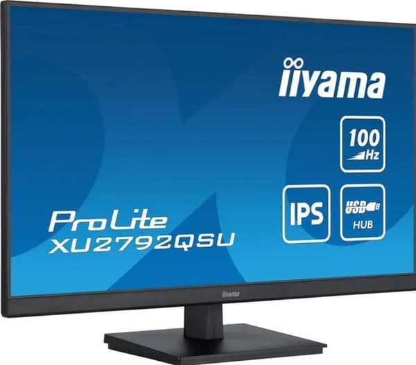 iiyama ProLite XU2792QSU-B6 - 27 tum - IPS - QHD - USB-hubb