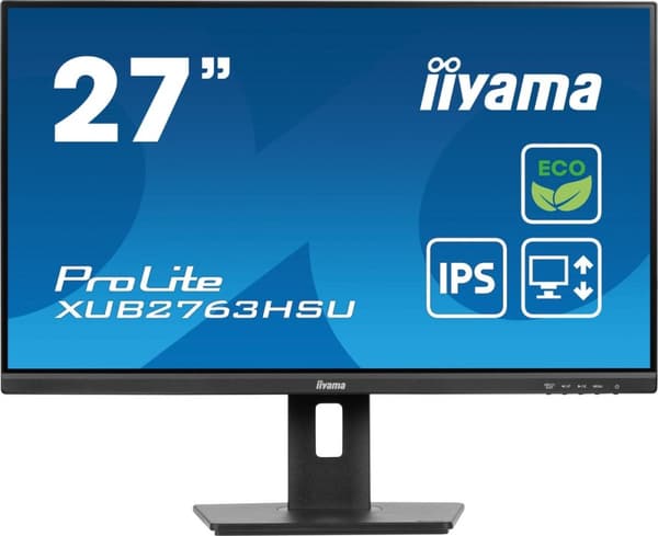 iiyama ProLite , mat [Energiklasse B] (XUB2763HSU-B1) Sort