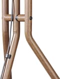 Miniatyrbillede 4 af 4: Hama TV-stativ "Easel", 191 cm (75"), højdevari., trælook valnød
